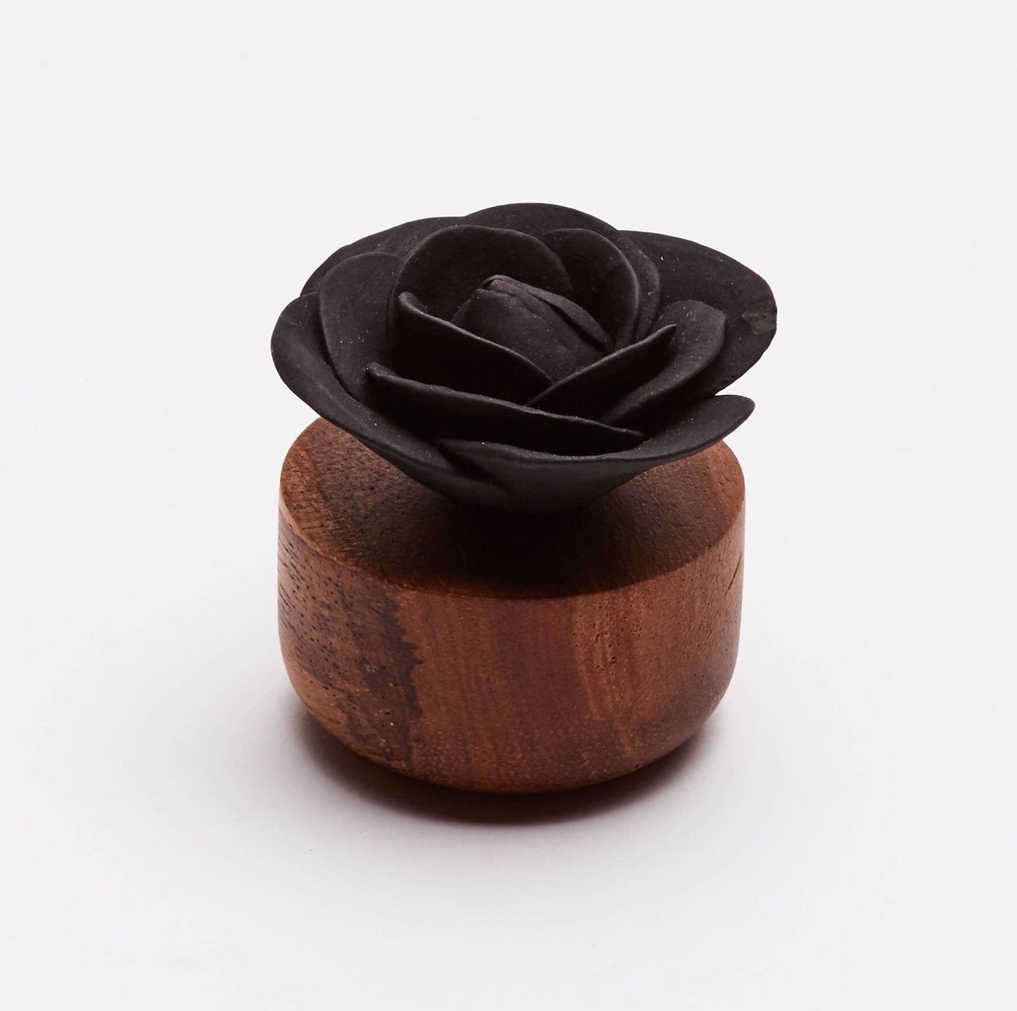 Rose Sculpture Black
